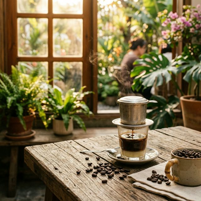 Ba Tê và Cà Phê - Hero Image